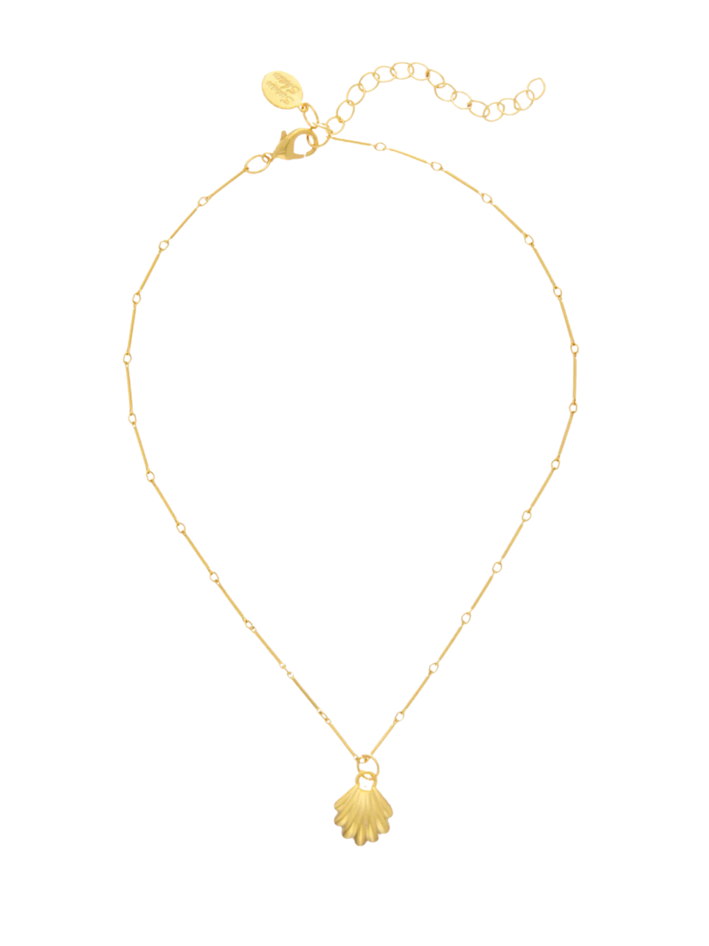 Susan Shaw | 24k Gold | Shell Charm Necklace