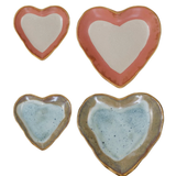 Stoneware Heart Dish