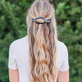 Oval Flat Claw Hair Clip