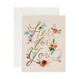 Floral Here For You Card