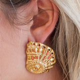 My Sister's Cottage | Waterproof | Nautilus Shell Earrings