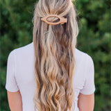 Oval Flat Claw Hair Clip