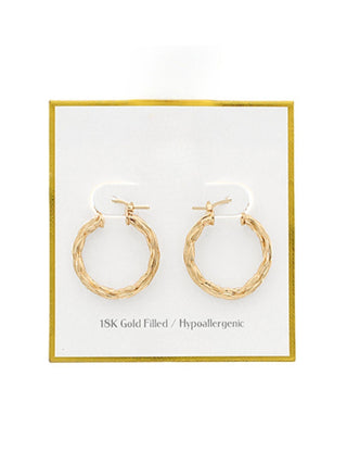 Twisted Hoop Earrings