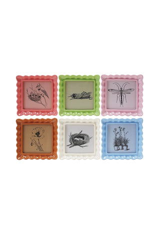 Resin Ruffled Photo Frame