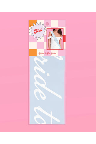 Something Blue "Bride To Be" Sash