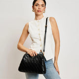 Basket Weave Crossbody Handbag