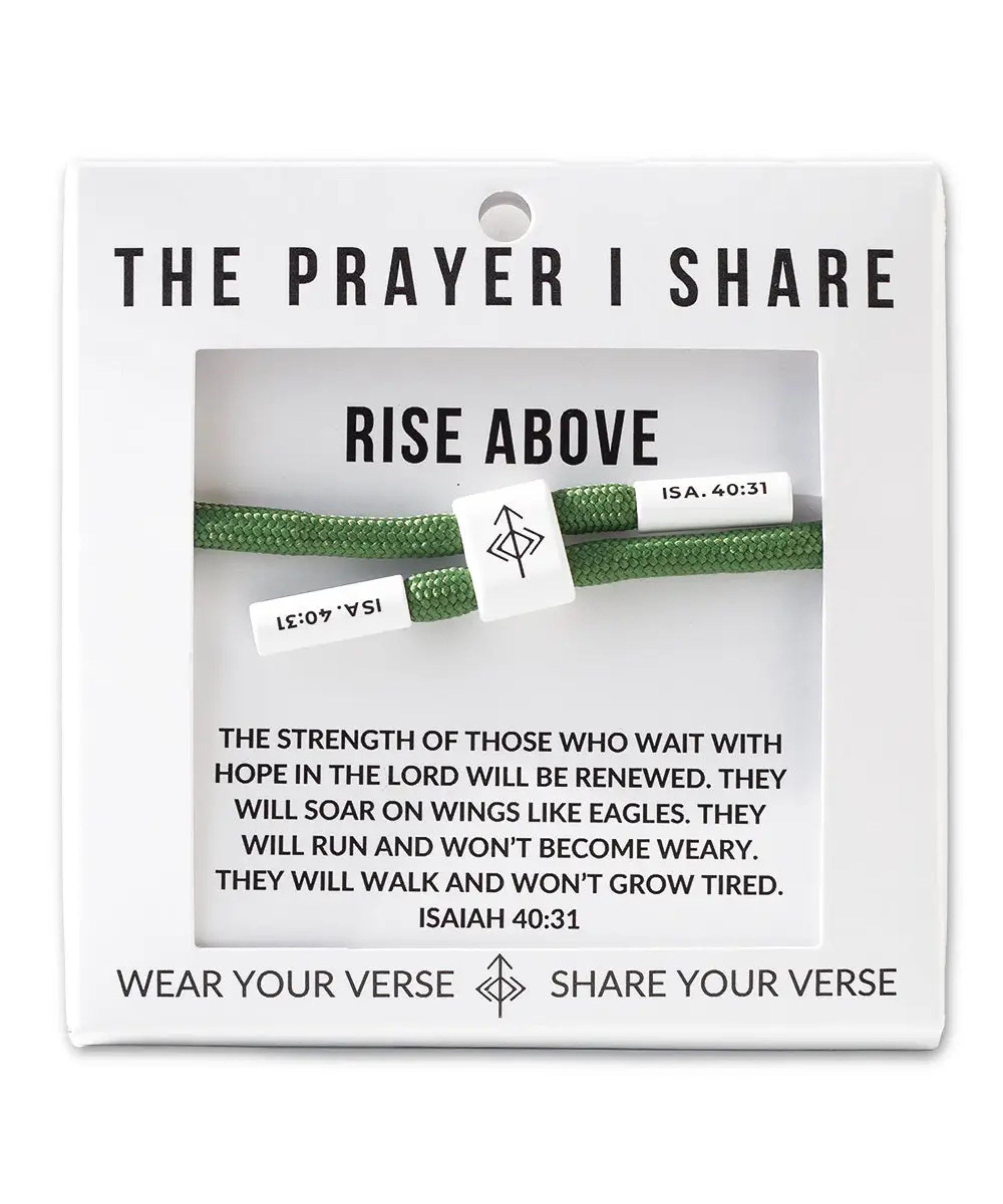 Rise Above Cord Bracelet – Motivational Faith Cord Bracelet Gift