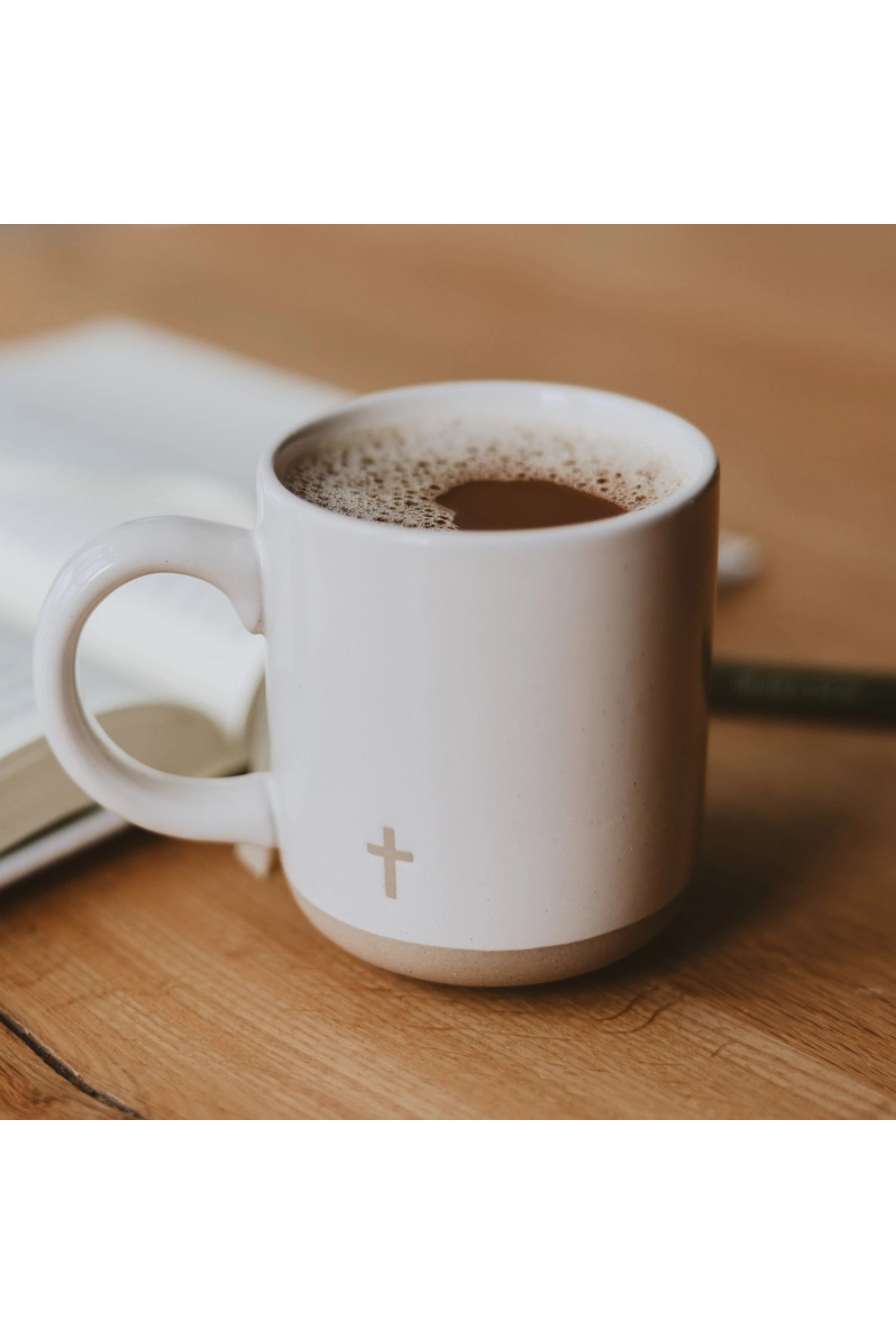 Cross Stoneware Mug