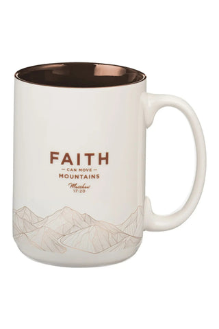 White Faith Mountains Mug