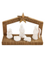 White Christmas Nativity Set