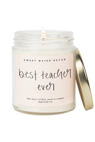 Best Teacher Ever Candle