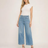 Valley Girl High Rise Wide Leg Jeans