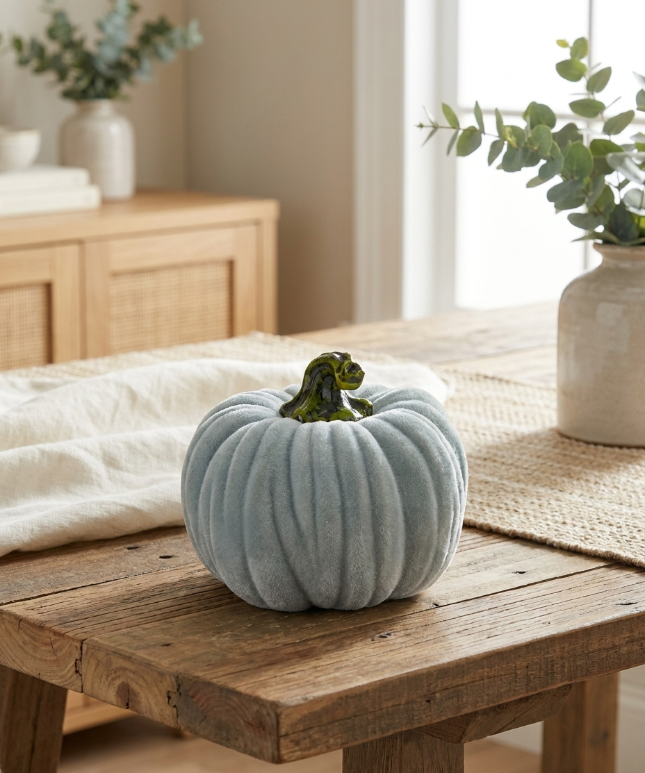 Mini Velvet Pumpkins