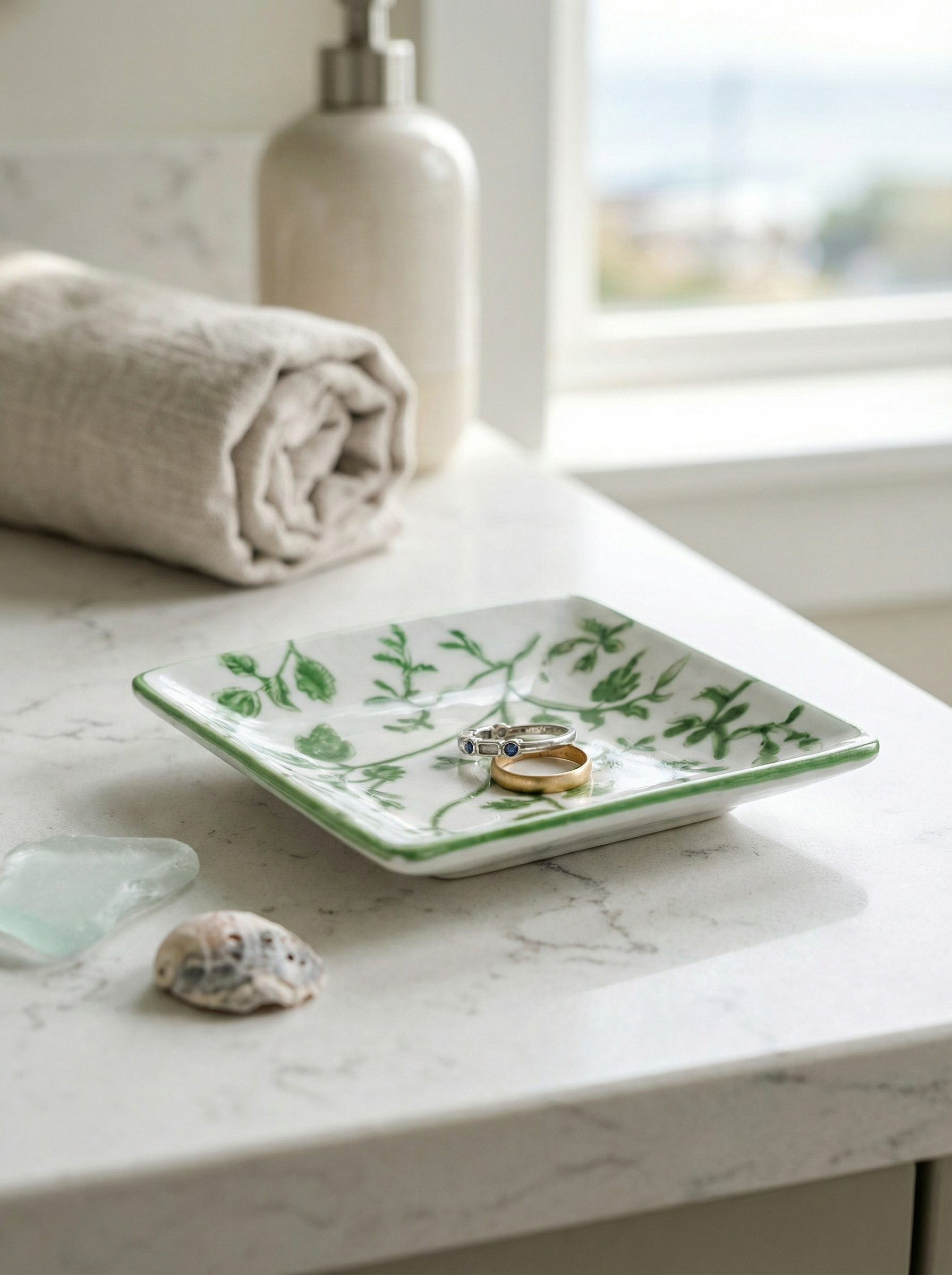 Vine Accent Plate (detail view 2)