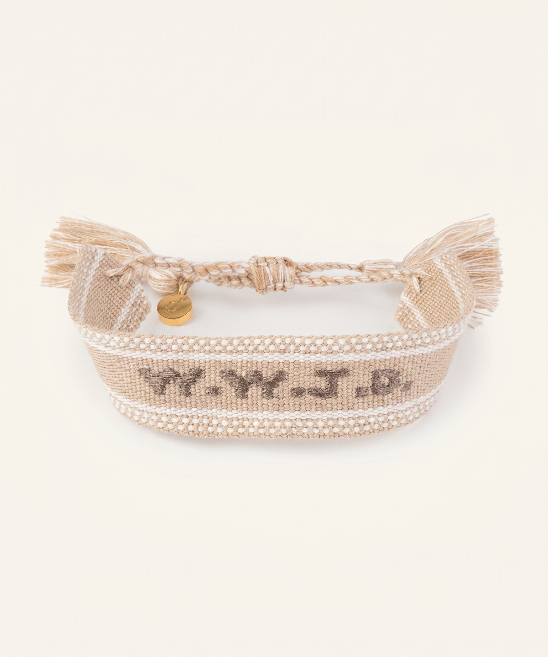 WWJD Embroidered Bracelet