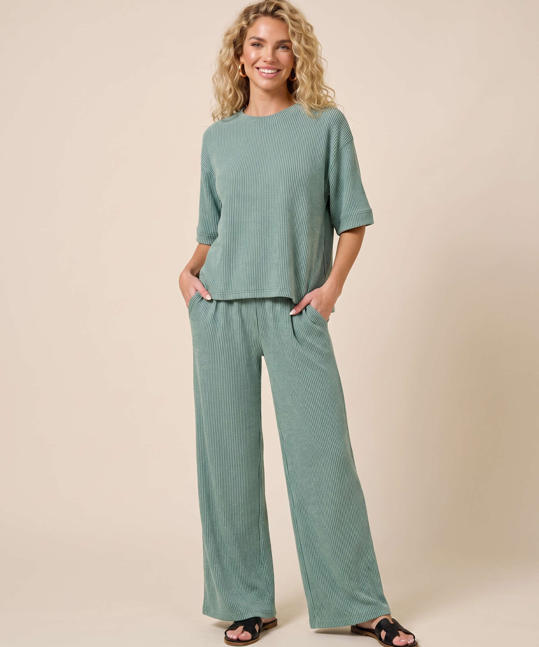 Weekend Rib Knit Pants