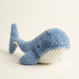 Steel Blue Plush Whale