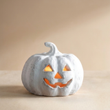 White Mini Jack-O-Lantern Pumpkin