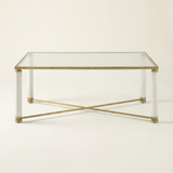 The Piper Glass & Marble Coffee Table (detail view 2)