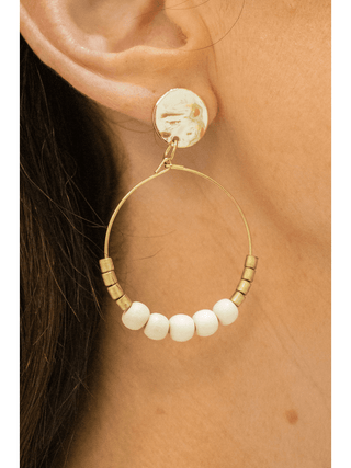 White Sandy Daze Earrings