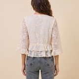 Willow Lace Tie Blouse