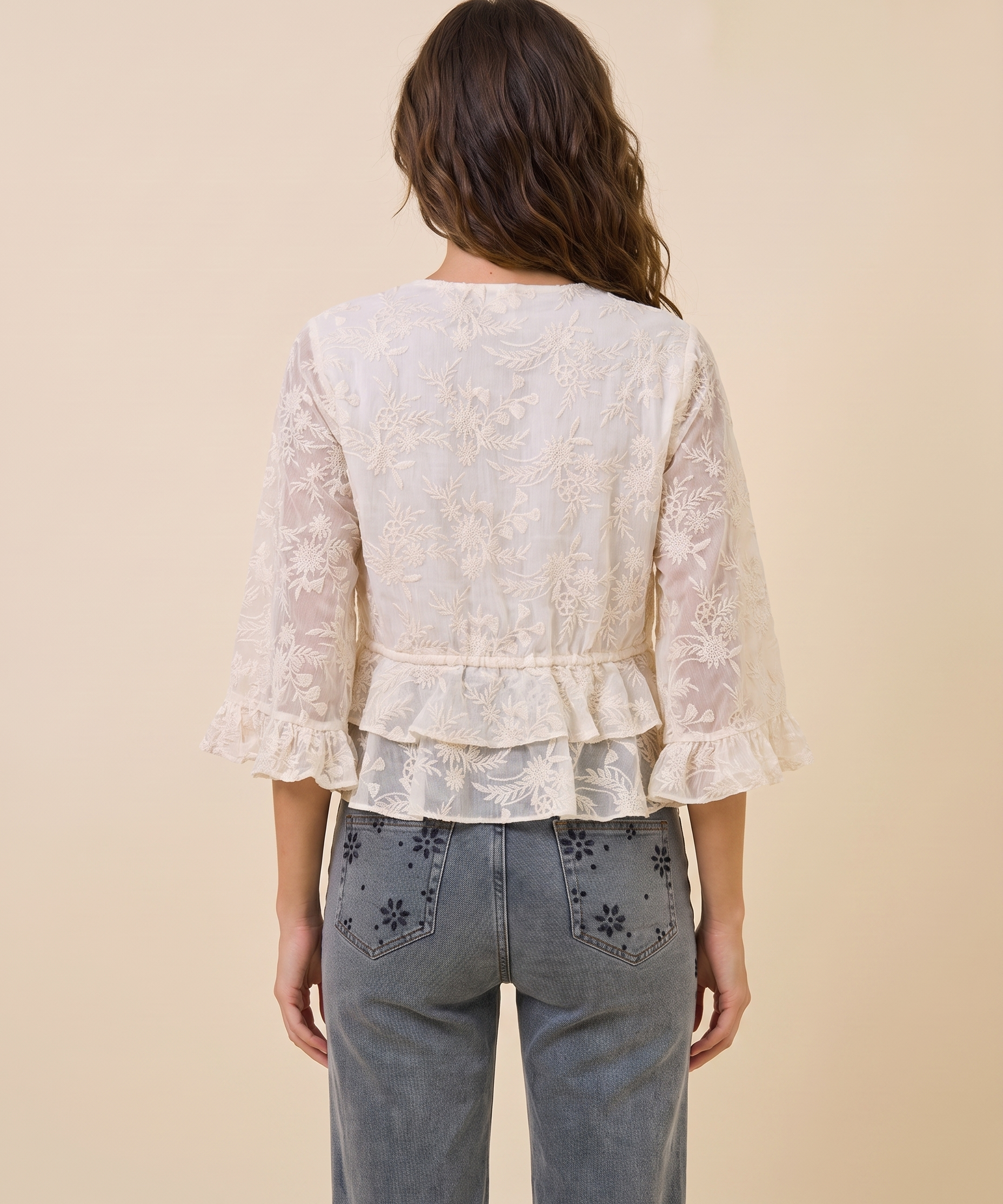 Willow Lace Tie Blouse