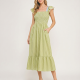 Willow Smocked Midi Dress