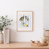 Wilmington, NC Oyster Art Print