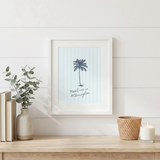 Wilmington Palm Tree Print Artwork