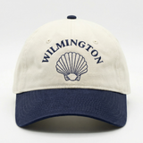 PREORDER: Wilmington NC Navy & Khaki Shell Baseball Hat — Ships Late June/Early July