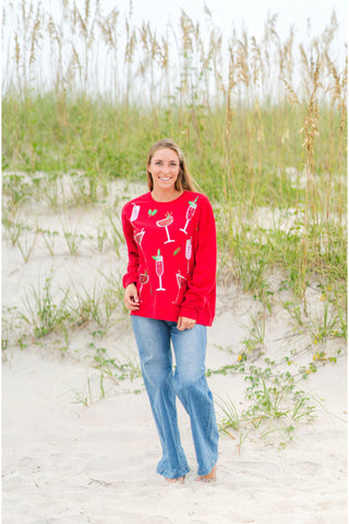 Sparkle Cocktail Sweatshirt