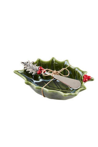 Holly Tidbit Bowl Set