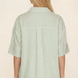 Coastal Drift Stripe Blouse