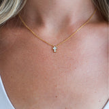 My Sister's Cottage | Waterproof | Mother of Pearl Cross Necklace