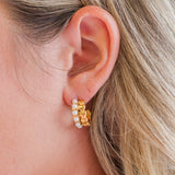My Sister's Cottage | Waterproof | Heart Hoop Earrings (detail view 3)