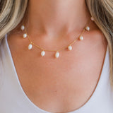 My Sister's Cottage | Waterproof | Freshwater Cultured Pearl Drop Necklace