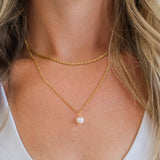 My Sister's Cottage | Waterproof | Freshwater Cultured Pearl Layered Necklace (detail view 2)