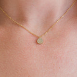 My Sister's Cottage | Waterproof | Circle Pave Necklace (detail view 2)