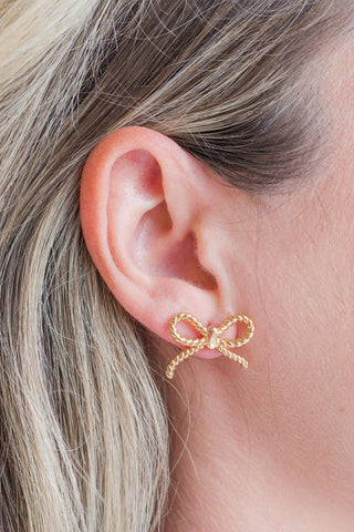 My Sister's Cottage | Waterproof | Rope Bow Earrings