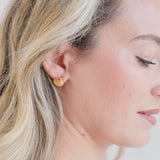 My Sister's Cottage | Waterproof | Small Shell Earrings (detail view 2)