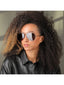 Morgan Large Aviator Sunglasses