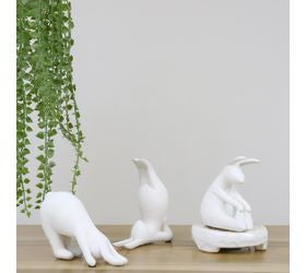 Resin Yoga Bunnies