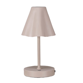 Metal LED Rechargeable Table Lamp Tan