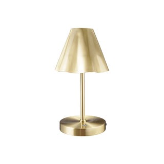 Metal LED Rechargeable Table Lamp Gold