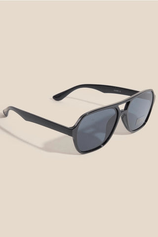 Thick Frame Aviator Sunglasses