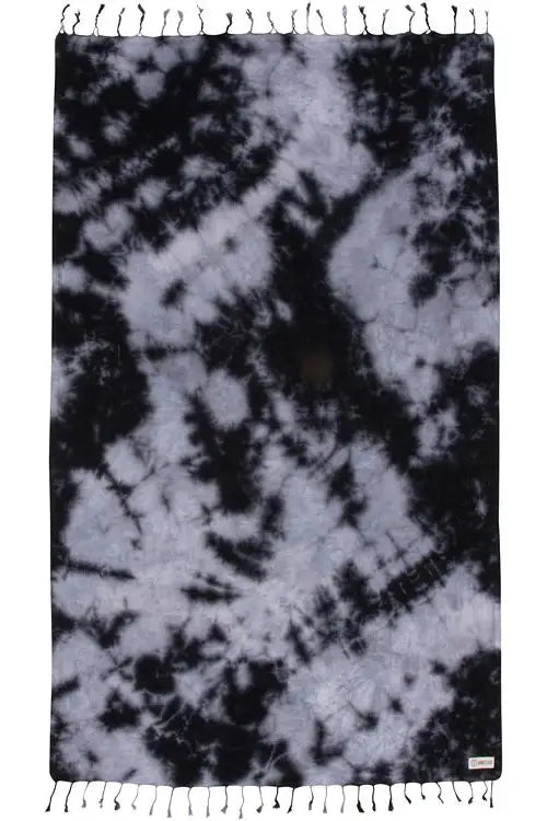 Black Acid Wash Sand Cloud Towel