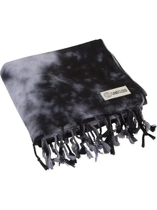 Black Acid Wash Sand Cloud Towel