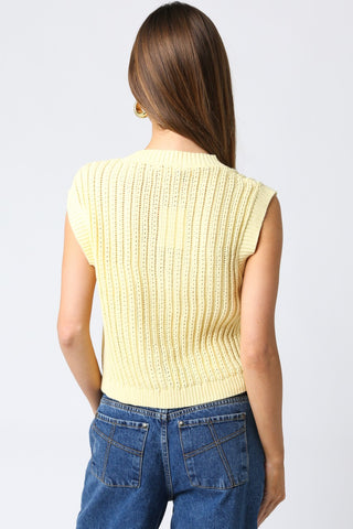 Button Sweater Vest