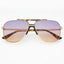 Acetate Aviator Sunglasses-Purple