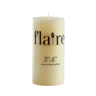 Unscented Pillar Candle - 3"x6"